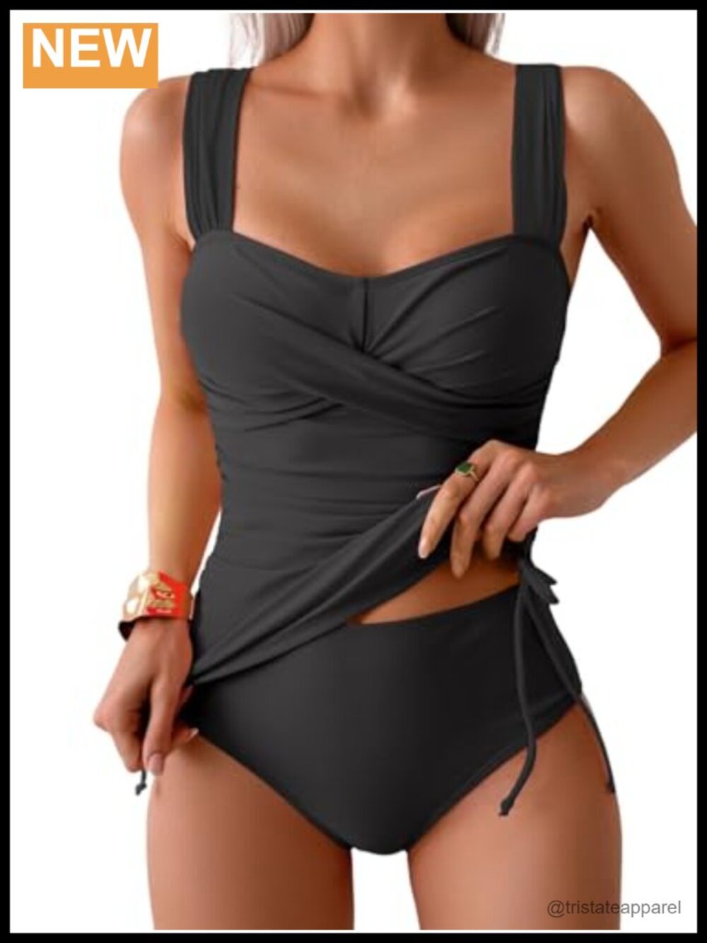 B2prity Tankini Swimsuit Set Tummy Control High Waisted Bathing Suit